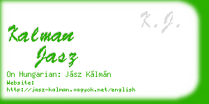 kalman jasz business card